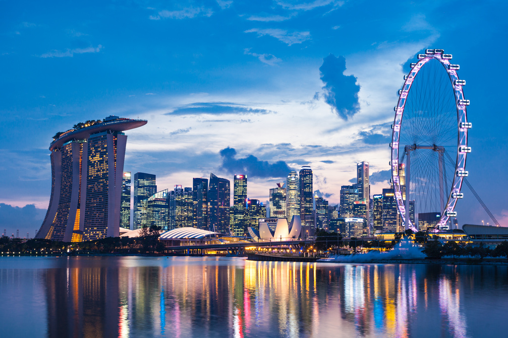 Singapore City Skyline in Singapore